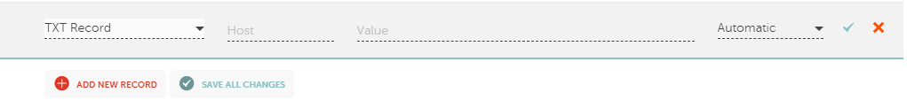 NameCheap TXT Record Add